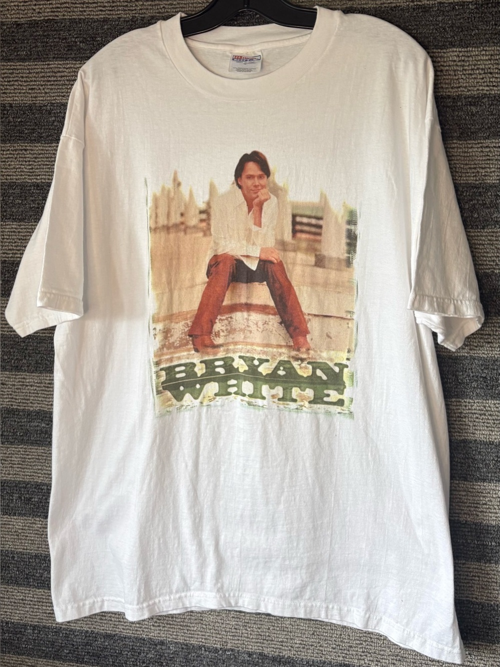 Vintage Bryan White 1998 Tour Country Music White T-Shirt Men’s XL EUC